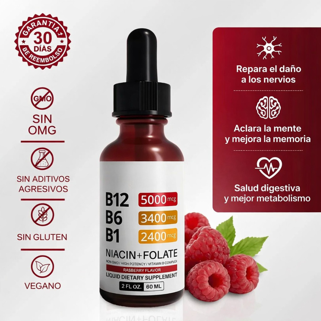 Vitamina B12 | Recupera la Claridad Mental y la Energía.