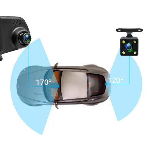 Espejo Retrovisor+Cámara Frontal y Retro