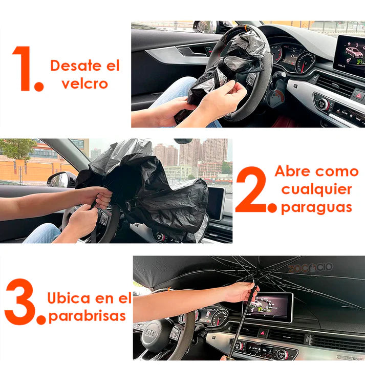 Suncar: Quitasol Anti calor