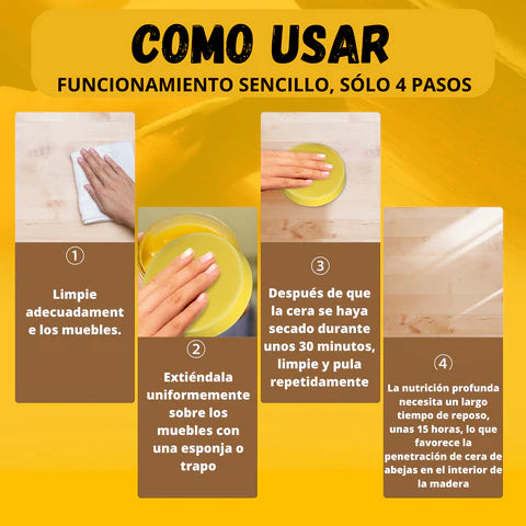 Beewax: Cera Restauradora de Madera