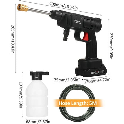 Hidrolavadora Portátil HydroBlast Pro™ + 2 Baterias 48v