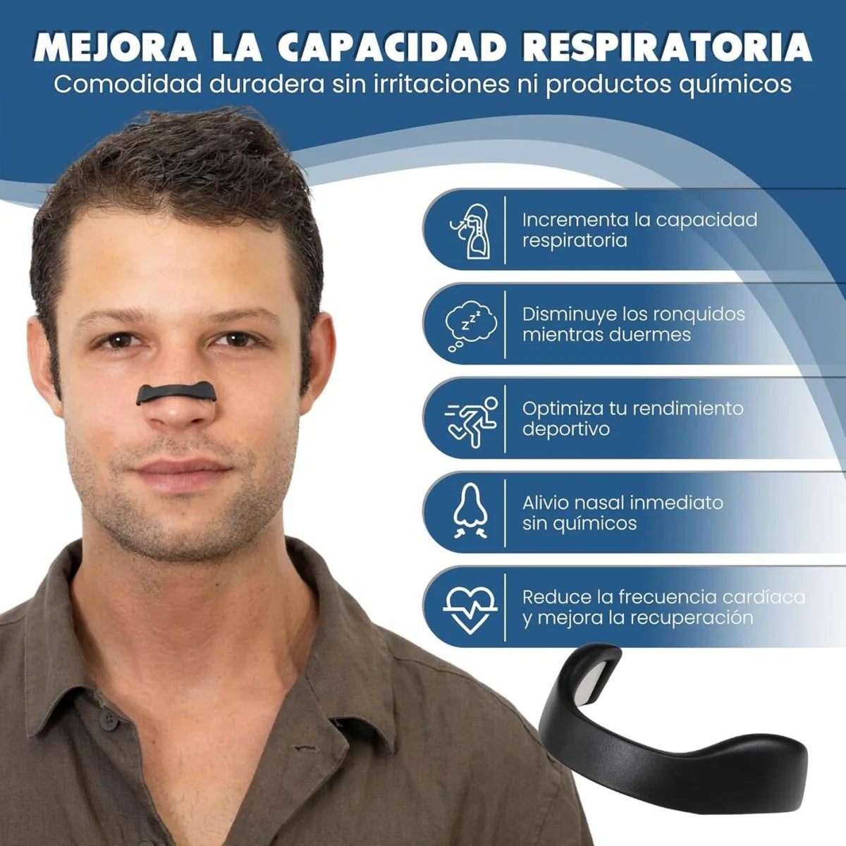 Tiras Nasales Magnética Anti Ronquidos | Vuelve a Dormir en Silencio!