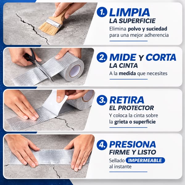 Cinta Antigoteras Sella Max, Lleva 2 por el precio de 1| Sella Goteras y Filtaciones al Momento