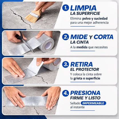Cinta Antigoteras Sella Max, Lleva 2 por el precio de 1| Sella Goteras y Filtaciones al Momento