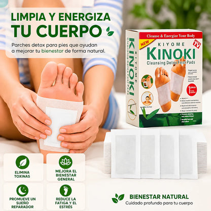 🔥Parches Desintoxicantes Kinoki (3 CAJAS) | Recupera vitalidad y energía sin esfuerzo!