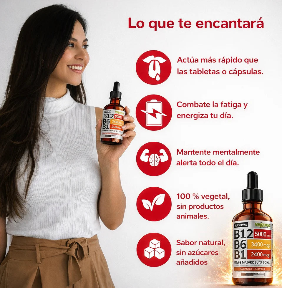 Vitamina B12 | Recupera la Claridad Mental y la Energía.