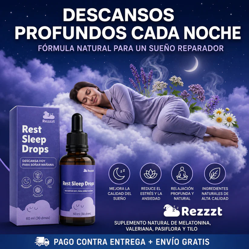 Rest Sleep Drops | Duerme Profundo y Despierta con Enegía!