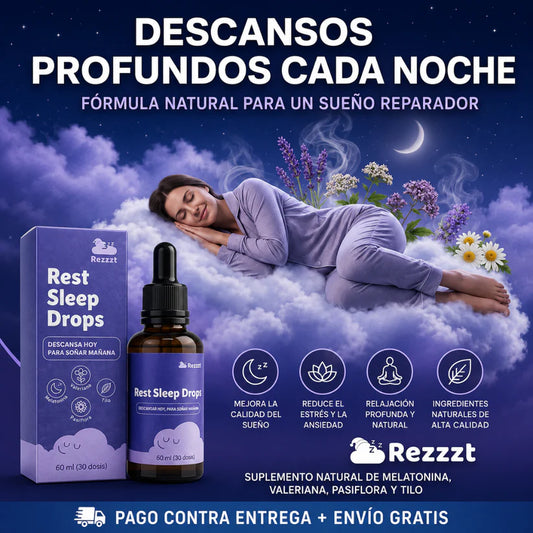 Rest Sleep Drops | Duerme Profundo y Despierta con Enegía!