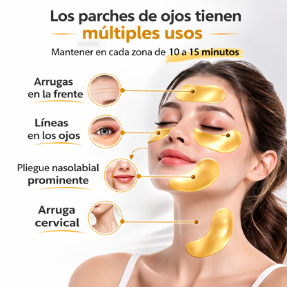 Parches de Hidrogel Para Ojos | Elimina Ojeras y Recupera una Mirada Fresca
