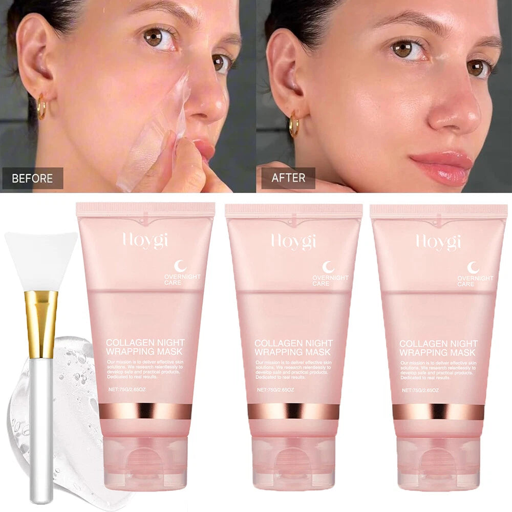 Glass-Mascarilla de Colágeno | Elimina Arrugas y Recupera Firmeza.