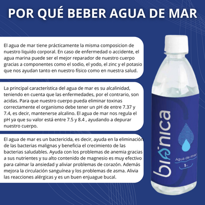 Agua de Mar Hipertónica | Recupera tu Energía y Equilibra tu pH Naturalmente.