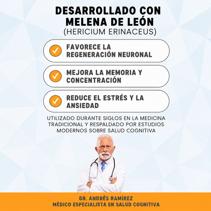 Melena de León Fortificada | Activa tu máximo potencial mental con cada cápsula.