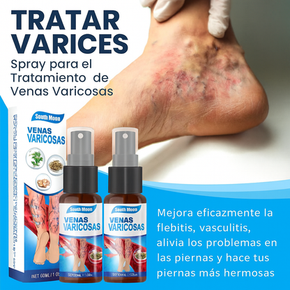 Spray Para Várices - Dale Alivio a tus Piernas. De Regalo 12 Parches para Várices