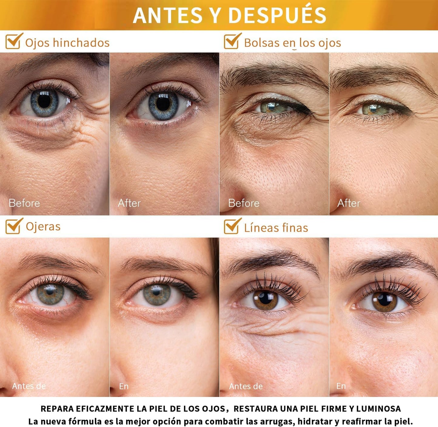 Parches de Hidrogel Para Ojos | Elimina Ojeras y Recupera una Mirada Fresca