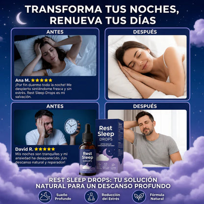 Rest Sleep Drops | Duerme Profundo y Despierta con Enegía!