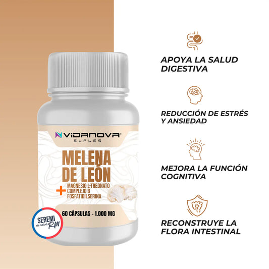 Melena de León Fortificada | Activa tu máximo potencial mental con cada cápsula.