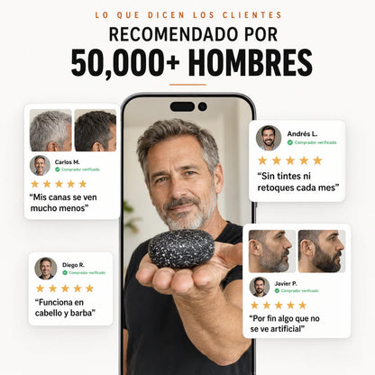 Y - BARRA DE SHAMPOO NEGRO ANTI CANAS