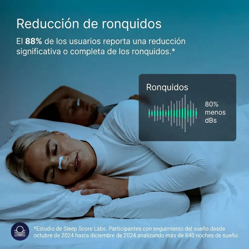 Tiras Nasales Magnética Anti Ronquidos | Vuelve a Dormir en Silencio!