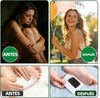 🔥Parches Desintoxicantes Kinoki (3 CAJAS) | Recupera vitalidad y energía sin esfuerzo!
