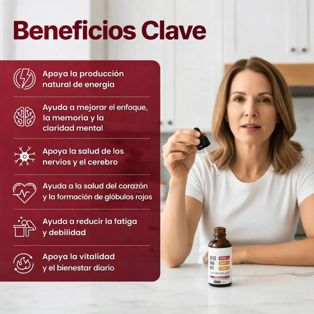 Vitamina B12 | Recupera la Claridad Mental y la Energía.