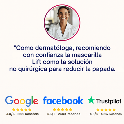 Mascarilla Anti Papada | Elimina y reduce grasa bajo el mentón (5 Unidades)