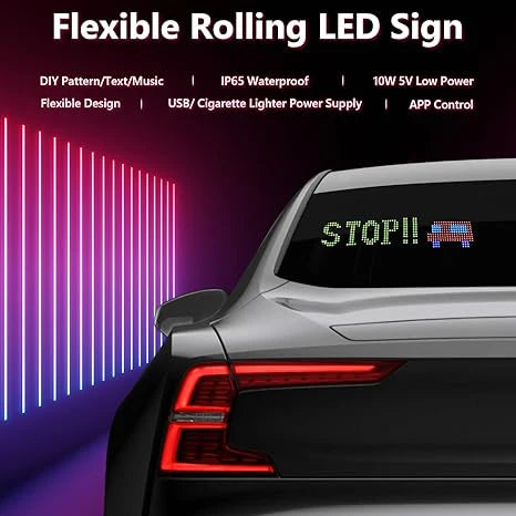 Pantalla Led Flexible Para Autos