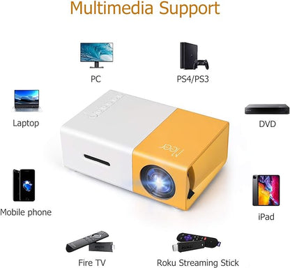 Mini proyector LED portatil HDMI Vga USB