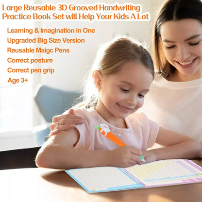 Magic Escritura Pro, Set Cuadernos Magic Caligrafía Montessori.