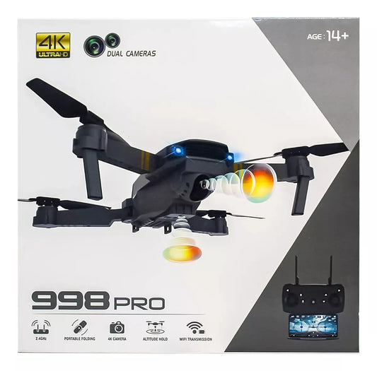 Ojo de Halcón. Dron Dual Camara 4K PRO Wifi