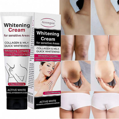 Lleva 2x1 y recupera el tono natural de tus axilas y zona íntima con la crema Blanqueadora