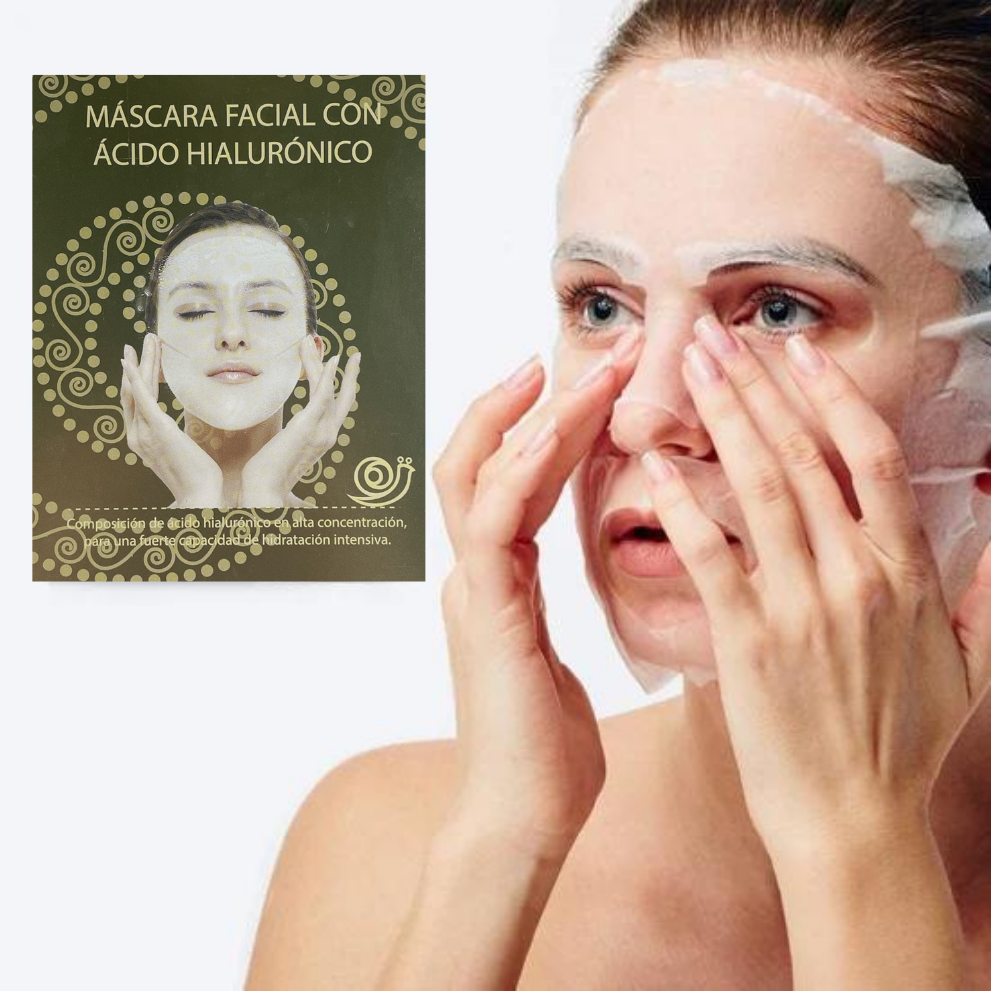 Mascara Facial Con Acido Hialurónico